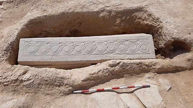 Localizado un sarcófago visigodo en la Villa Romana de Los Villaricos de Mula