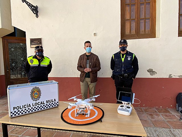 Policía Local de Mula incorpora una nueva Unidad de Dron