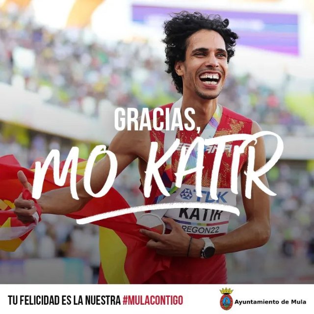 Mula solicitará la Medalla de Oro de la Región de Murcia para el atleta muleño Mo Katir